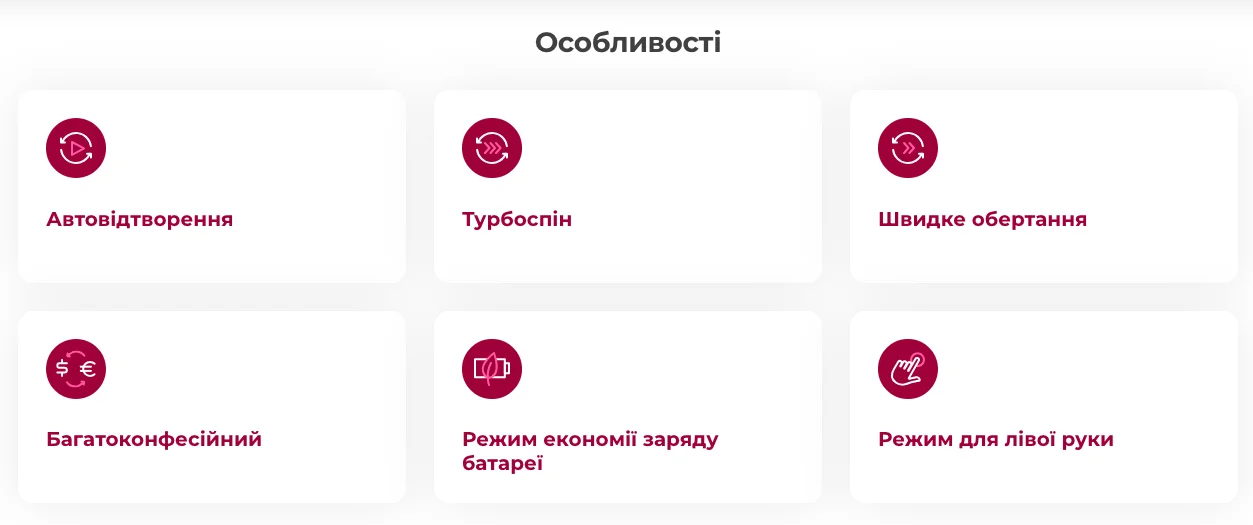 особливості Ultimate-Hot